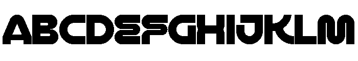 Electric Formula Font UPPERCASE