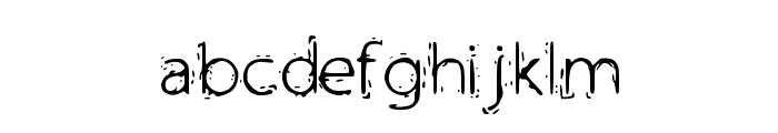 Electric Font LOWERCASE