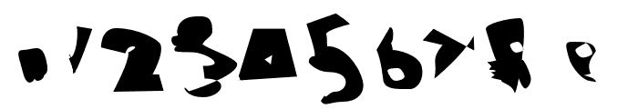 Electrical Snow Extended ReverseOblique Font OTHER CHARS