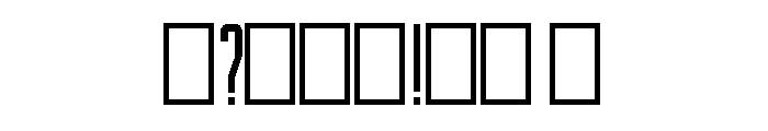 Electricity City Regular Font OTHER CHARS