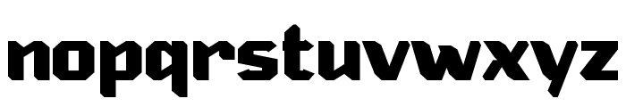 Electro Box Font LOWERCASE