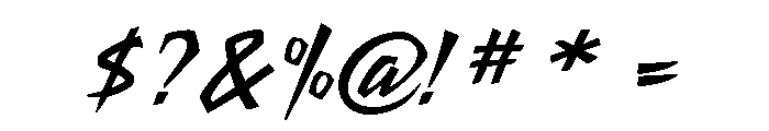 Electro Garden Font OTHER CHARS