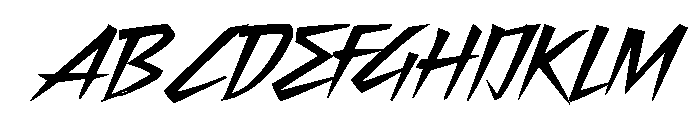 Electro Garden Font UPPERCASE