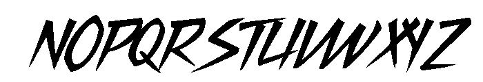 Electro Garden Font UPPERCASE
