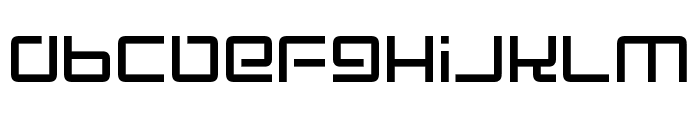 Electro Party Font LOWERCASE