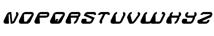 ElectroMagnet-Italic Font UPPERCASE