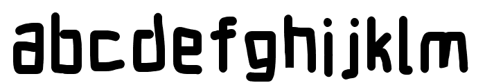 Electronic Nord Font LOWERCASE