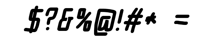 Electronic UltraBlack Italic Font OTHER CHARS
