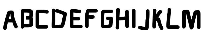 Electronic UltraThick Font UPPERCASE