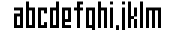 ElectronicaNineAl Font LOWERCASE