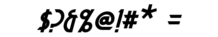 Electrorocket Bold Italic Font OTHER CHARS