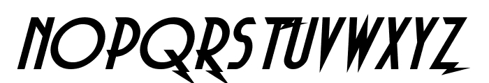 Electrorocket Bold Italic Font UPPERCASE