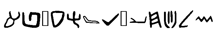 Elef Regular Font UPPERCASE