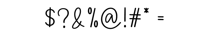 Elegant Background Font OTHER CHARS