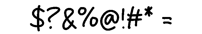 Elegant Bloom Font OTHER CHARS