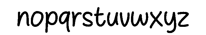 Elegant Bloom Font LOWERCASE