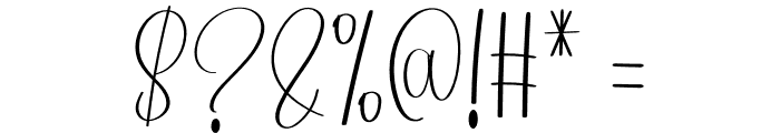 Elegant Wedding Font OTHER CHARS