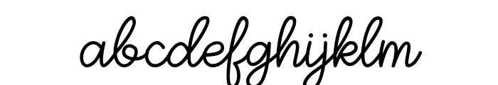 Elegant Font LOWERCASE