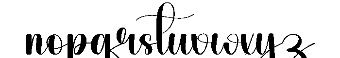 Elegant2 Font LOWERCASE