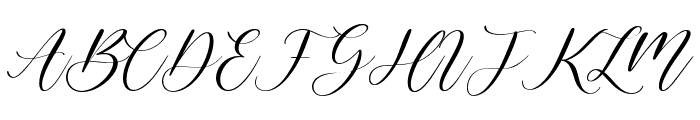 Elegante Font UPPERCASE