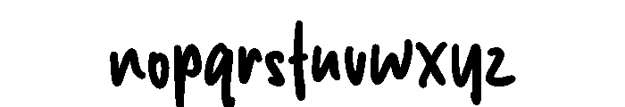 Elegantsity Font LOWERCASE