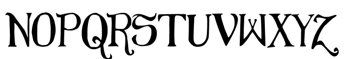 Elementary Gothic Font LOWERCASE