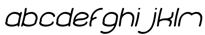 Elementary Italic Font LOWERCASE