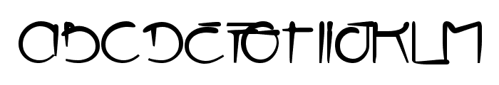 Elephant Font UPPERCASE