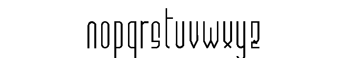 Elevant (by pelash) Font LOWERCASE
