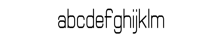 Elgethy Bold Condensed Font LOWERCASE