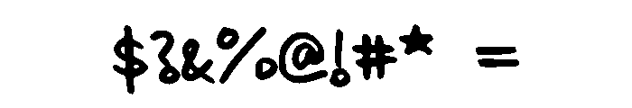 ElicLovesBiscuit Font OTHER CHARS
