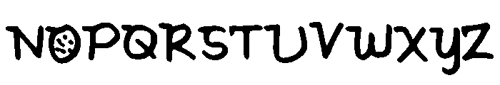 ElicLovesBiscuit Font UPPERCASE
