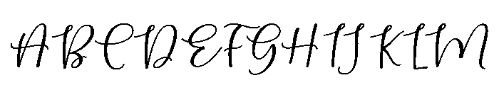 Eliora Journal PERSONAL USE Regular Font UPPERCASE