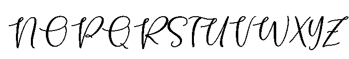 Eliora Journal PERSONAL USE Regular Font UPPERCASE
