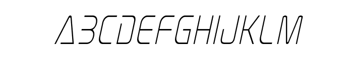 Elite Danger Condensed Italic Font LOWERCASE