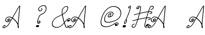 Elizabeth-Ruelas-Cursiva-Italic Font OTHER CHARS