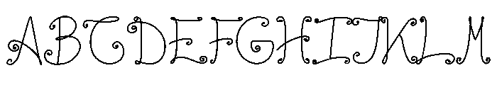 Elizabeth Ruelas Font UPPERCASE
