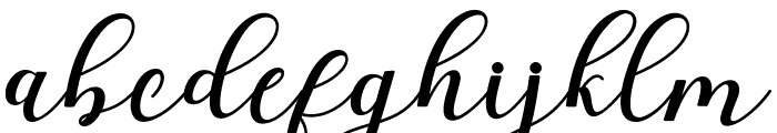 ElizabethScript Font LOWERCASE