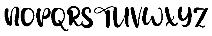 Ellison Grove Font UPPERCASE