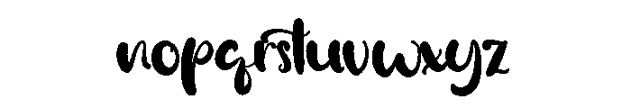 Ellison Grove Font LOWERCASE