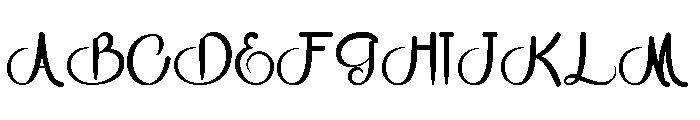 Elly Demo Regular Font UPPERCASE