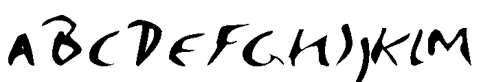 Elmore Regular Font UPPERCASE