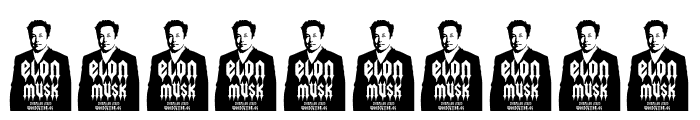 Elon Musk Font OTHER CHARS