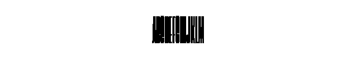 Elong Max Low Font UPPERCASE