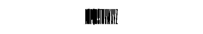 Elong Max Low Font UPPERCASE