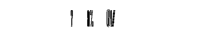 Elong Max Regular Font OTHER CHARS