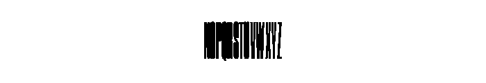 Elong Max Regular Font UPPERCASE