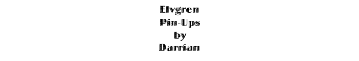 Elvgren Pin-ups Font OTHER CHARS