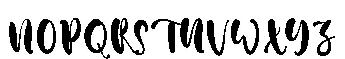 Elviona Font UPPERCASE