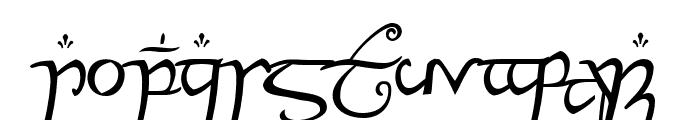 Elvish Ring NFI Font LOWERCASE